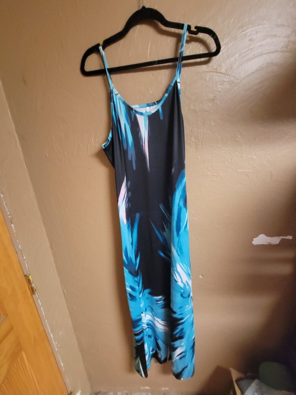 Spaghetti Straps Maxi Dress Size Large #145